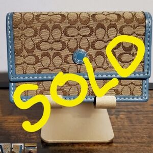 COACH credit card holder